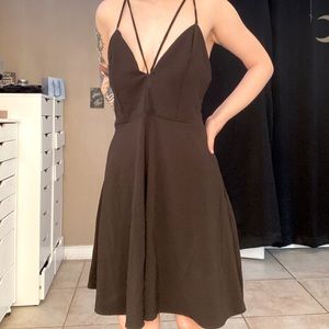 Strappy mini dress